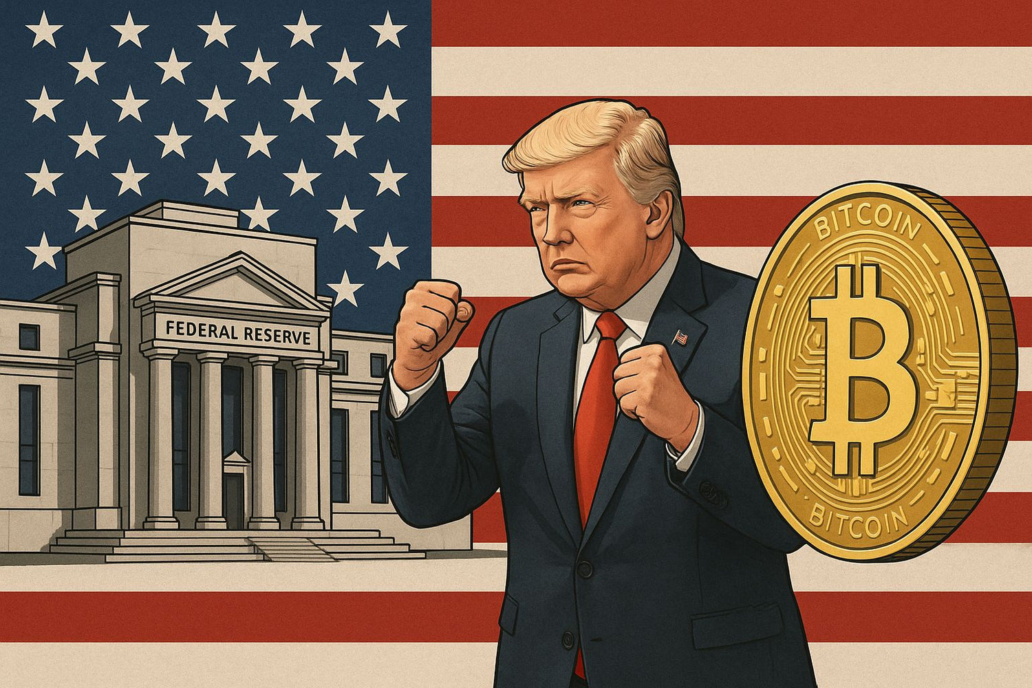 Федерален резерв vs. Биткойн резерв? Тръмп тласка САЩ към нова крипто политика