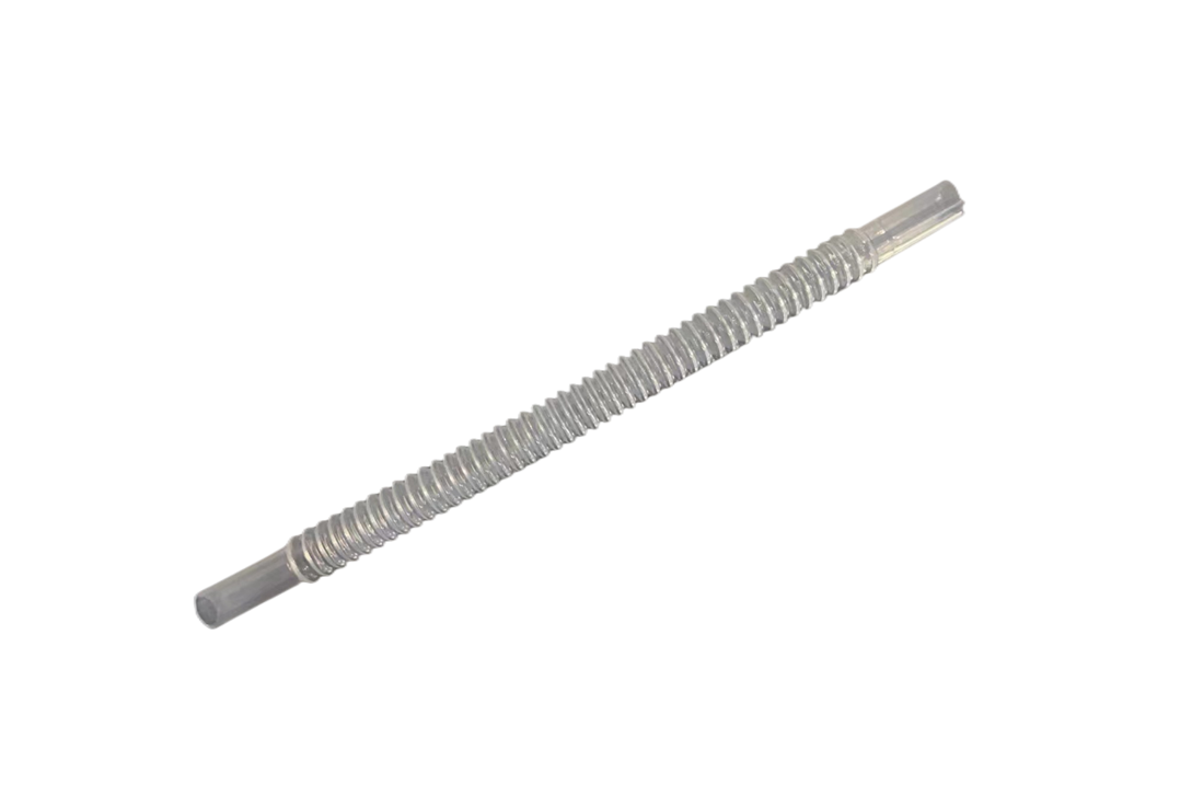 Corrugated Pipe, D10, L=390mm, Transparent FEP