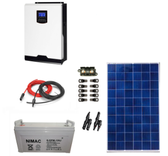 7.2KW self-consumption solar system with 10kWh lithium batteries