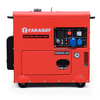 DIESEL GENERATOR FARADAY 6.3 KW WITH SOUND INSULATION SOLAR BACKUP