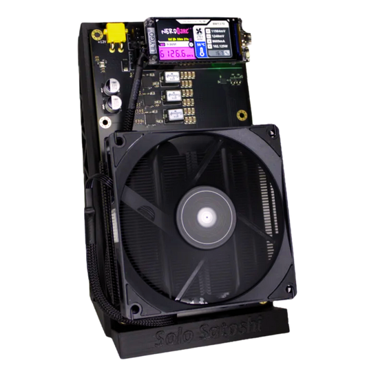 NerdQaxe++ Rev6.1 — SHA-256 Solo Bitcoin Майнер 4×BM1370 (USA Stock)